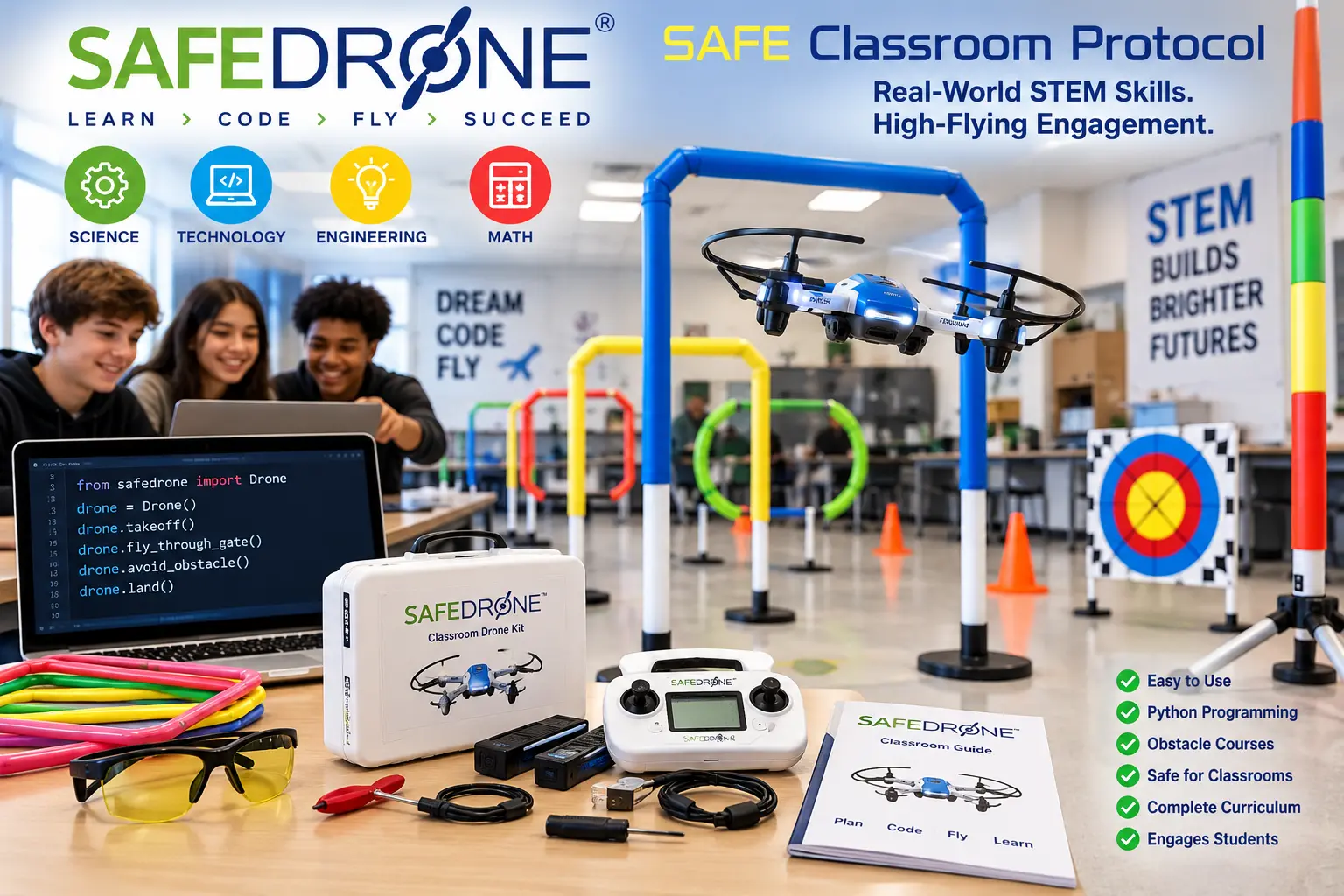 SafeDRONE classroom kit